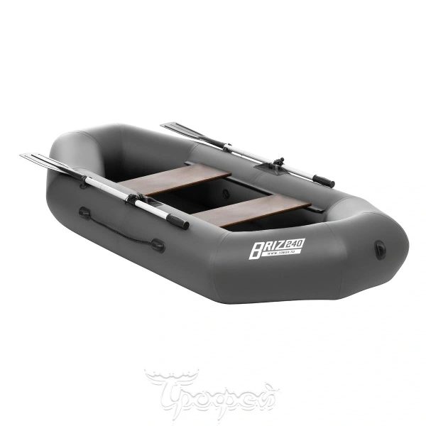 Лодка ПВХ Тонар Бриз 240 (серый) | Мототека
