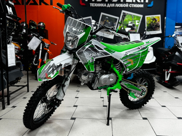 Питбайк Upbeat (Апбит) DB125 - 3 HUS03 Green | Мототека Питбайк Upbeat (Апбит) DB125 - 3 HUS03 Green | Мототека