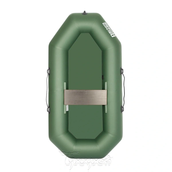 Лодка ПВХ Тонар Бриз 190 (гребки + жесткое сиденье) зеленый | Мототека